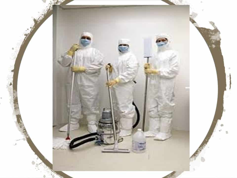 Area and equipment Cleaning in non sterile facility