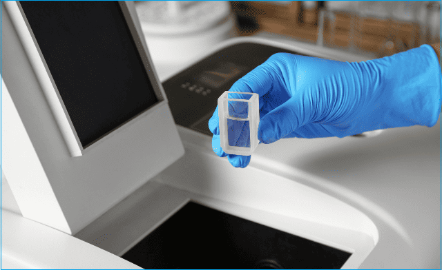 Instrument calibration - UV spectrophotometer